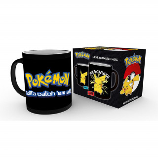 Abysse Pokémon Hőre Változó Bögre 320 ml "Pikachu" - Abystyle Ajándéktárgyak