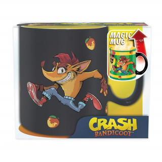 Crash Bandicoot "Nitro" Hőre Változó Bögre - Abystyle Ajándéktárgyak