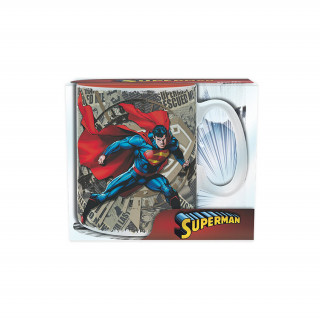 DC COMICS - Bögre - 460 ml - Superman & logo x2 - Abystyle Ajándéktárgyak