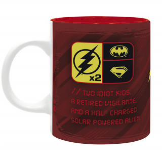 DC COMICS - Mug - "Flash group" - Abystyle Ajándéktárgyak