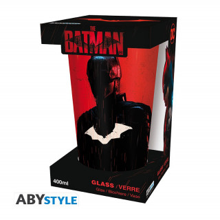 DC COMICS - XXL üvegpohár - 400ml - The Batman Ajándéktárgyak