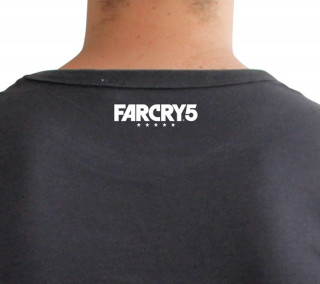 FAR CRY - Tshirt - Póló - Flag - man SS dark grey - new fit (L-es méret) - Abystyle Ajándéktárgyak