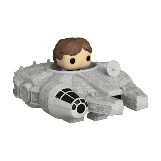 Funko Bitty Pop! Ride: Star Wars - Han Solo and The Millennium Falcon Vinyl Figure Ajándéktárgyak