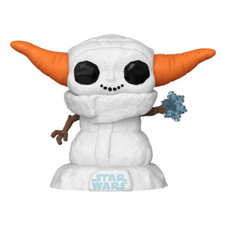 Funko Pop! #748 Disney Star Wars: The Mandalorian Holiday - Grogu Snowman Vinyl Figura Ajándéktárgyak