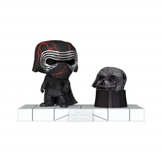 Funko Pop! #793 Deluxe Disney: Star Wars Dark Side - Kylo Ren with Darth Vader's Helmet Vinyl Figura Ajándéktárgyak