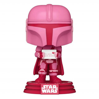 Funko Pop! Star Wars Valentines - The Mandalorian #495 Vinyl Figura Ajándéktárgyak