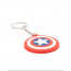 MARVEL - Captain America Shield Logo - Gumi Kulcstartó - Abystyle thumbnail