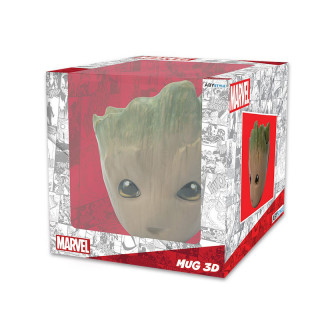 MARVEL - Mug 3D - Groot - Bögre - Abystyle Ajándéktárgyak