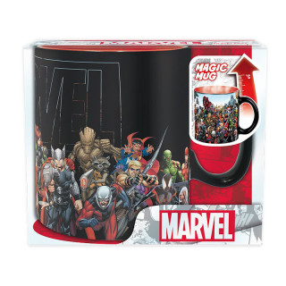 MARVEL - Mug Heat Change - 460 ml - "Marvel Heroes" - with box - Bögre - Abystyle Ajándéktárgyak