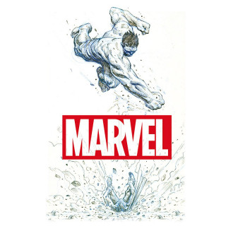 MARVEL - Tshirt - Póló "Marvel Hulk" man SS white - new fit (XXL-es méret) - Abystyle Ajándéktárgyak