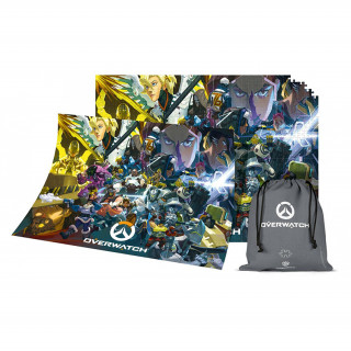 Overwatch Heroes Collage 1500 darabos puzzle Játék