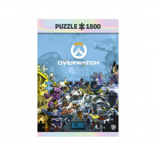 Overwatch Heroes Collage 1500 darabos puzzle Játék