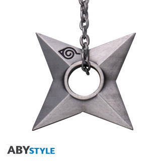 Naruto Shippuden 3D Keychain Shuriken Konoha Ajándéktárgyak