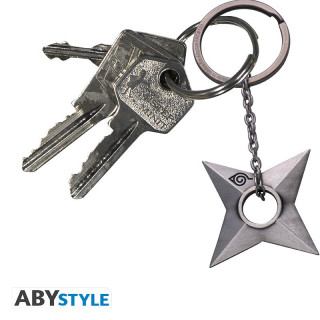 Naruto Shippuden 3D Keychain Shuriken Konoha Ajándéktárgyak