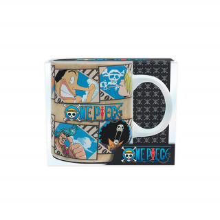 ONE PIECE - Bögre - 320 ml - Portraits - with box x2 - Abystyle Ajándéktárgyak