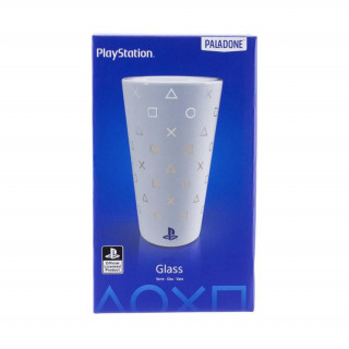 Paladone Playstation Üvegpohár 400 ml - PS5 Ajándéktárgyak