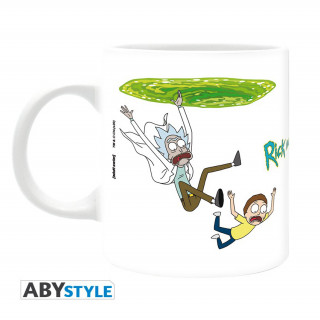 RICK AND MORTY - Bögre - 320 ml - "Portal 2" (ABYMUG834) Ajándéktárgyak