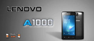 Lenovo A1000 Dual Fekete Mobil