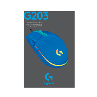 Logitech G203 Kék Lightsync PC