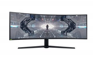 Samsung Monitor 49" - C49G95TSSU (VA, 32:9, 5120x1440, 420cd/m2, 1ms, 240Hz, 1xHDMI, DP1.4, 2xUSB, ívelt) PC