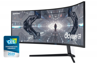 Samsung Monitor 49" - C49G95TSSU (VA, 32:9, 5120x1440, 420cd/m2, 1ms, 240Hz, 1xHDMI, DP1.4, 2xUSB, ívelt) PC