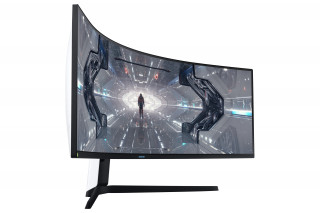 Samsung Monitor 49" - C49G95TSSU (VA, 32:9, 5120x1440, 420cd/m2, 1ms, 240Hz, 1xHDMI, DP1.4, 2xUSB, ívelt) PC