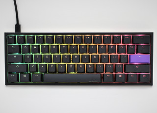 Ducky Channel Ducky One 2 Mini Gaming MX (Brown Switch) RGB V2 Billentyűzet (Fekete) US PC