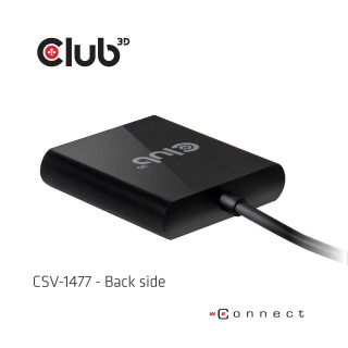 EXT CLUB3D SenseVision USB A - DisplayPort 1.2 Dual Monitor PC