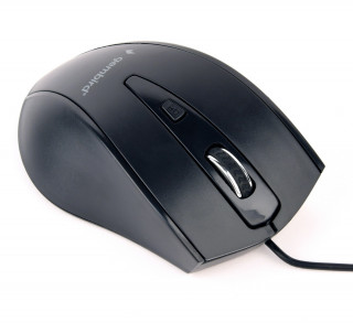 Gembird optical mouse MUS-4B-02, 1200 DPI, USB, Black, 1.35m cable length PC