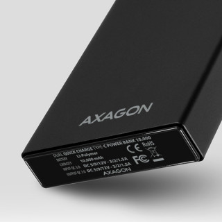 PBANK AXAGON PWB-L10QC Power Bank 10000mAh Black Mobil