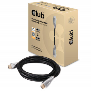 Club3D HDMI 2.0 - HDMI 2.0 kábel 3m Black PC