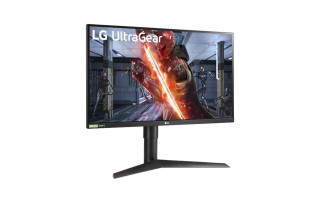 LG 27GL850-B 4K UltraGear™ Nano IPS Gaming Monitor G-Sync® kompatibilitással PC