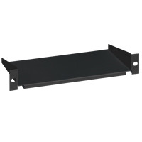 Legrand Rackszekrény polc - (10", 1U, fix, 120 mm mély, 2 ponton rögzíthető, 10kg, Linkeo, Fekete) PC