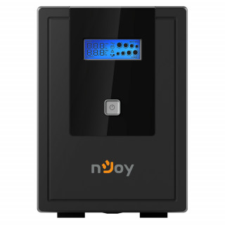 NJOY Szünetmentes  2000VA - Cadu 2000 (2 Schuko, line-interaktív, USB menedzsment, RJ11/45 vonalvédelem(1Gb/s), PC