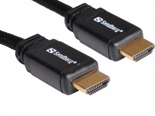 Sandberg Kábel - HDMI (2m; HDMI 2.0; 4K-UHD; fekete) PC