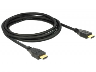 DeLock HDMI + Ethernet male/male összekötő kábel 4K 1m PC