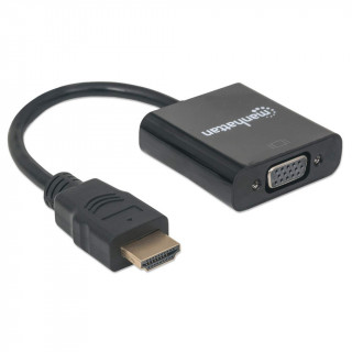 Manhattan Kábel átalakító - HDMI to VGA (HDMI 1.3, 30cm kábel) PC