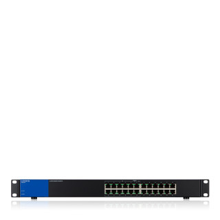 Linksys SMB LGS124P 24port POE+ 10/100/1000Mbps LAN nem menedzselhető Switch PC