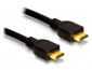 DeLock Cable High Speed HDMI with Ethernet – HDMI A male > HDMI A male 4K 25cm thumbnail