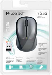 Logitech M235 Optical [Vez.nélküli] - Ezüst PC