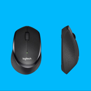 Logitech M330 Silent Plus [Vez.nélküli] - Fekete Egér PC