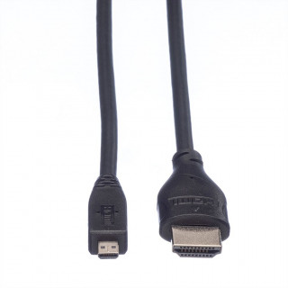 ROLINE kábel HDMI-Micro HDMI Ethernet 2m PC