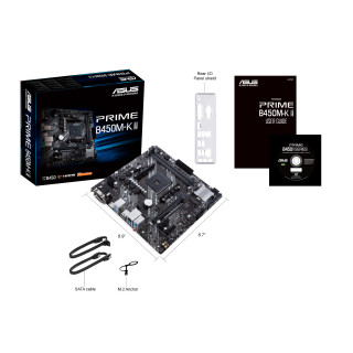 ASUS Prime B450M-K II AM4 foglalat Micro ATX AMD B450 PC