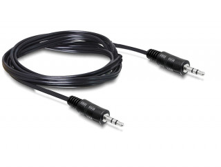 DeLock audio kábel, DC jack 3.5 mm apa / apa, 2.5 m PC