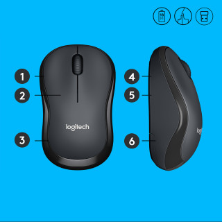 Logitech M220 Silent [Vez.nélküli] - Fekete PC