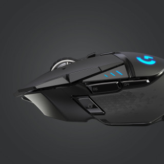 Logitech G502 Lightspeed RGB Vezeték Nélküli Gaming egér, Fekete (910-005567) PC