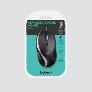 Logitech M500s egér Jobbkezes USB A típus Optikai 4 DPI PC