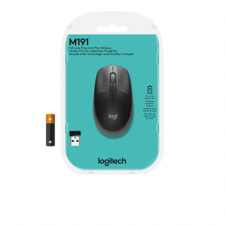 Logitech M190 egér Kétkezes Vezeték nélküli RF Optikai 1000 DPI PC