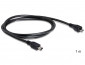 DeLock Cable USB 2.0 micro-B male > USB mini male 1m thumbnail