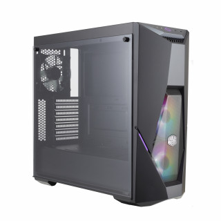 Cooler Master MasterBox K500 ARGB Midi Tower Fekete PC